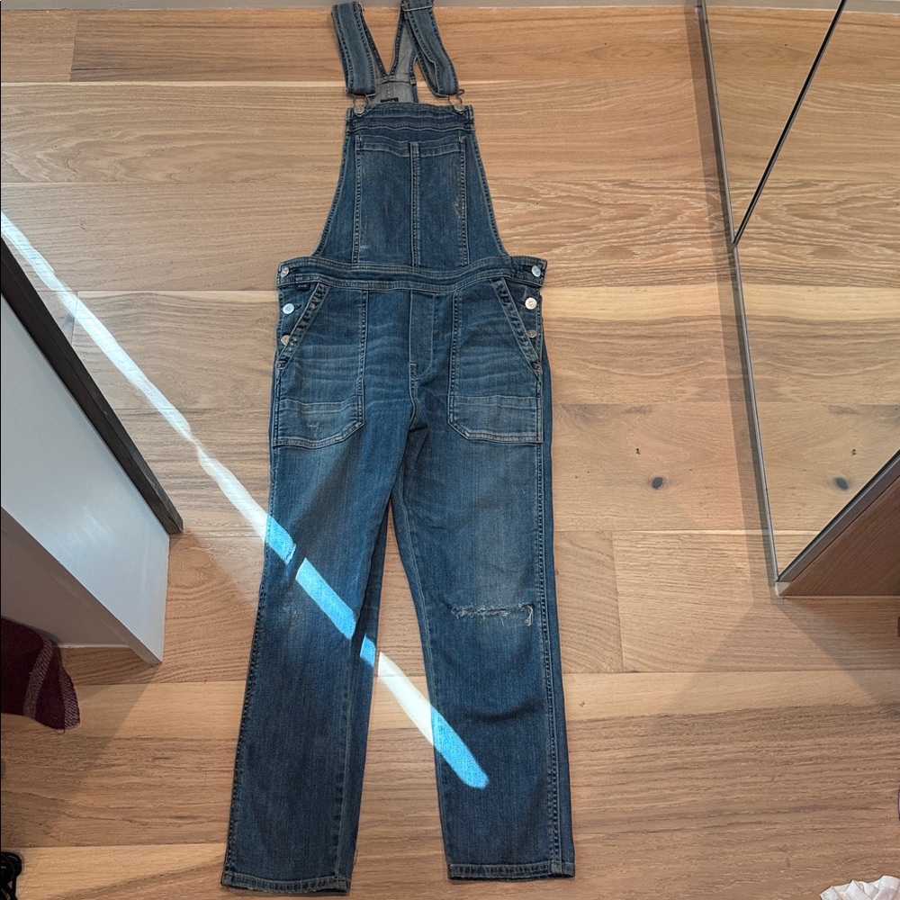 Citizens Of Humanity Dark Blue Denim Overalls